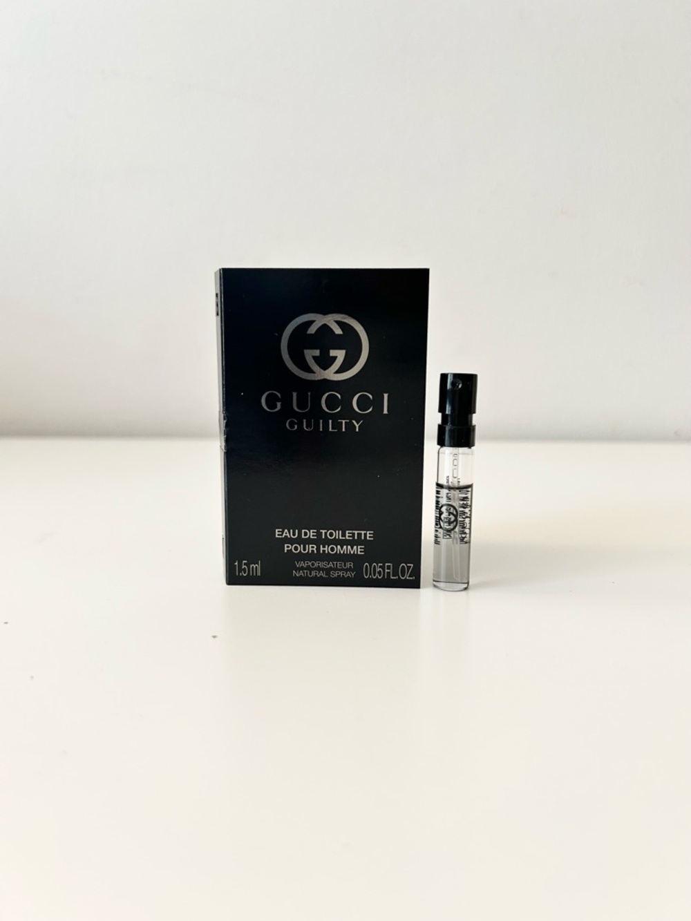 🌸GUCCI Guilty Pour Homme EDT Vial Spray Sample 1.5 mL